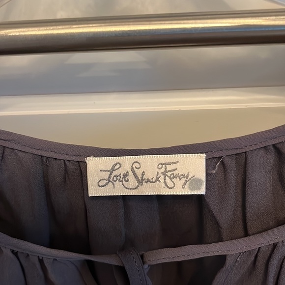 LoveShackFancy washed silk blouse - Picture 2 of 4